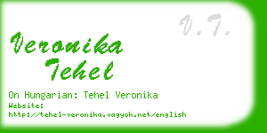 veronika tehel business card